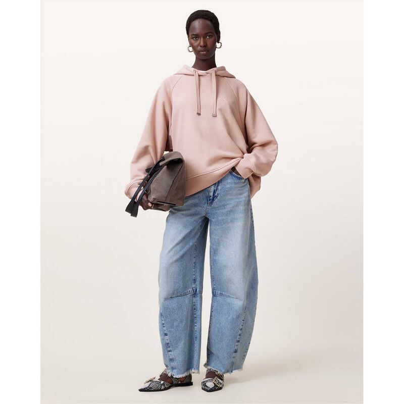 AllSaints Talon Embroidered Haven Oversized Hoodie image number 3